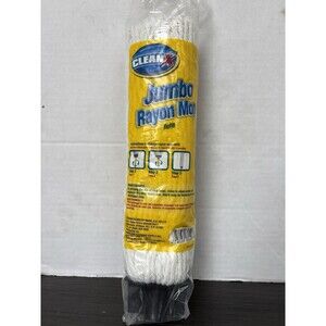 JUMBO Rayon Cushion Head MOP REPLACEMENT screw threaded American Cleaning Supply
